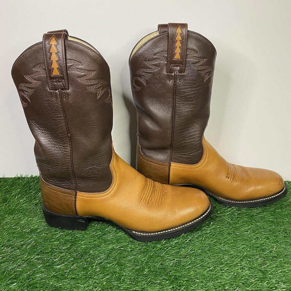 Ariat Women's Size 6 B ATS Pro Brown Leather Western Cowgirl Boots 17140 - Picture 11 of 15